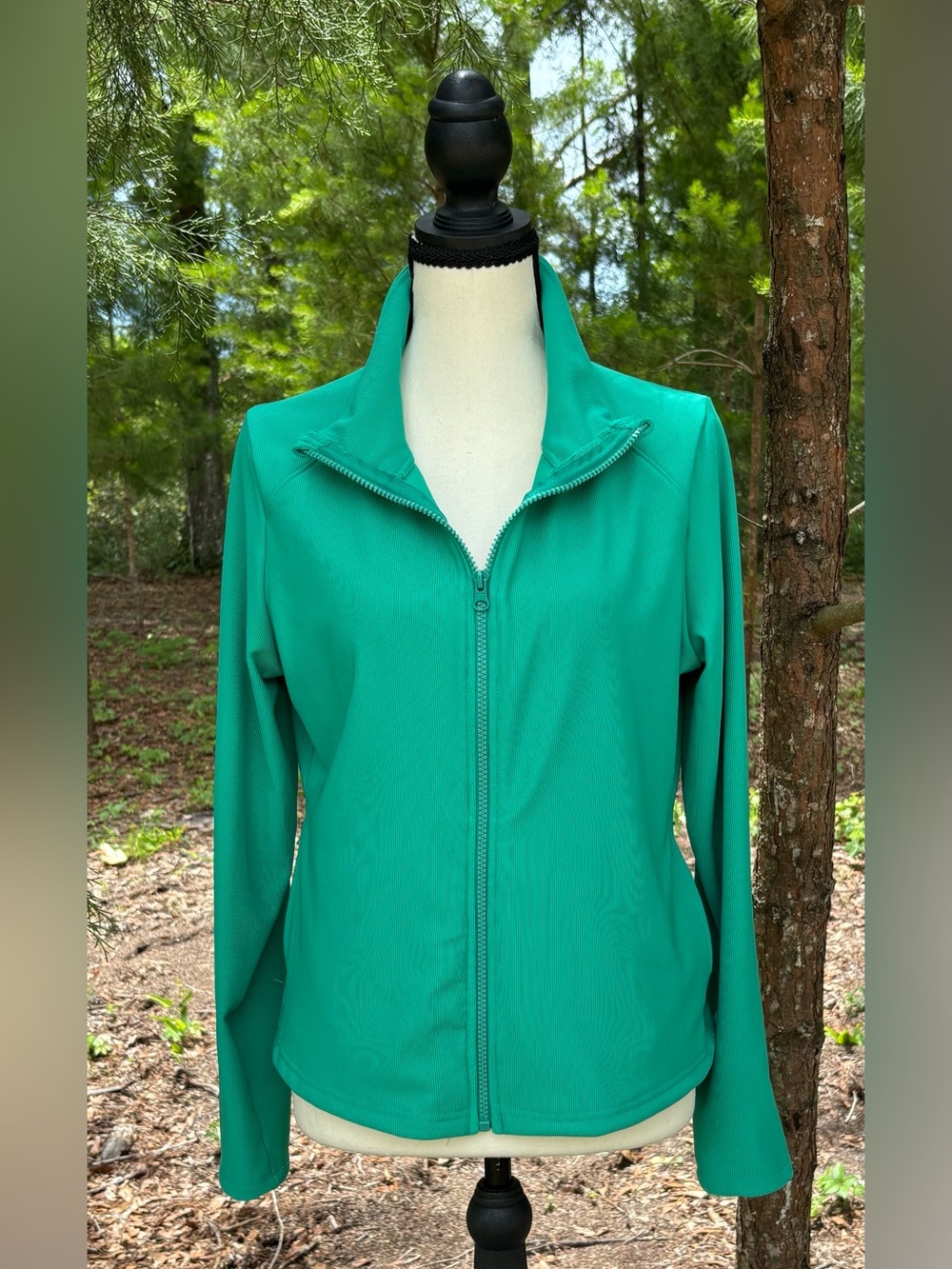 VOGO Athletica Teal Full-Zip Bomber Jacket